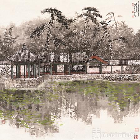 北京画院园林主题作品展“居幽采真”之趣--艺术新闻--中国建筑艺术网 -最大的建筑艺术门户网站